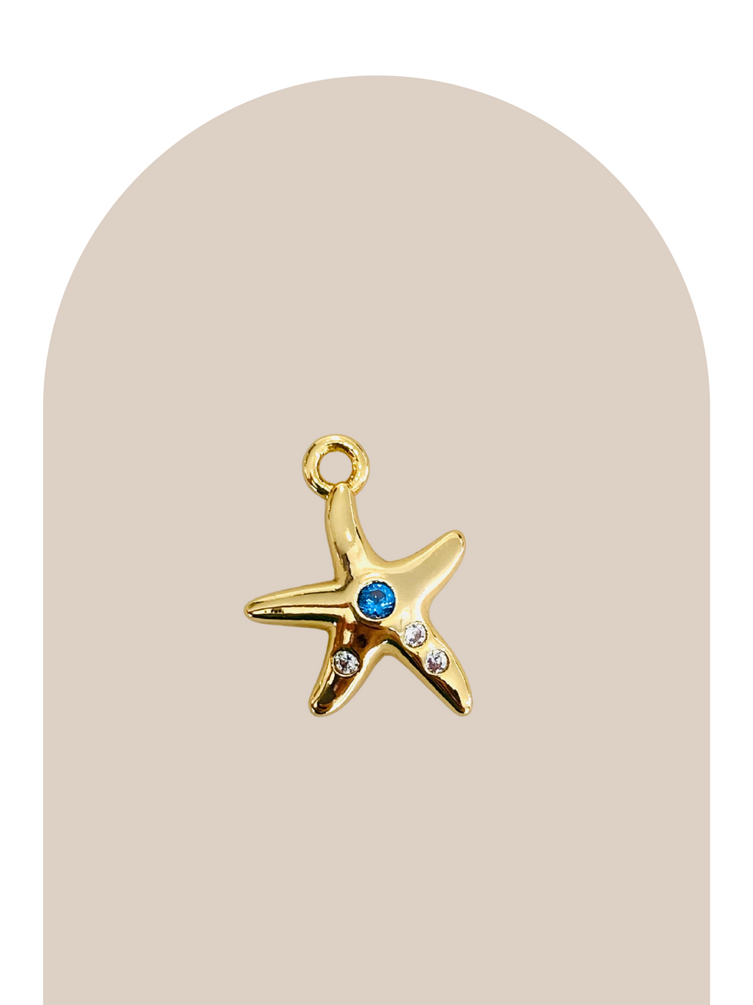 Gold Plated Sea Star Charm