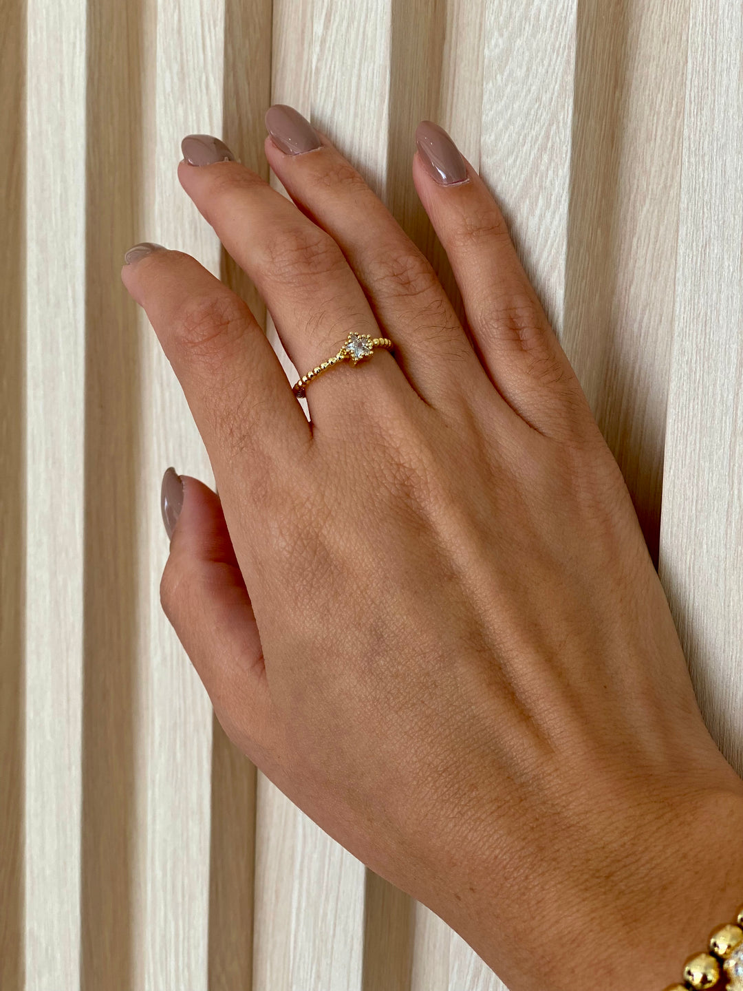 Gold Plated Mini Star Ring