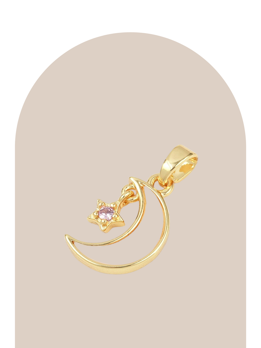 Moon & Mini Star Charm