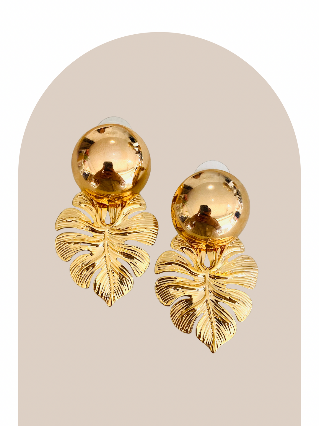 Monstera Earrings