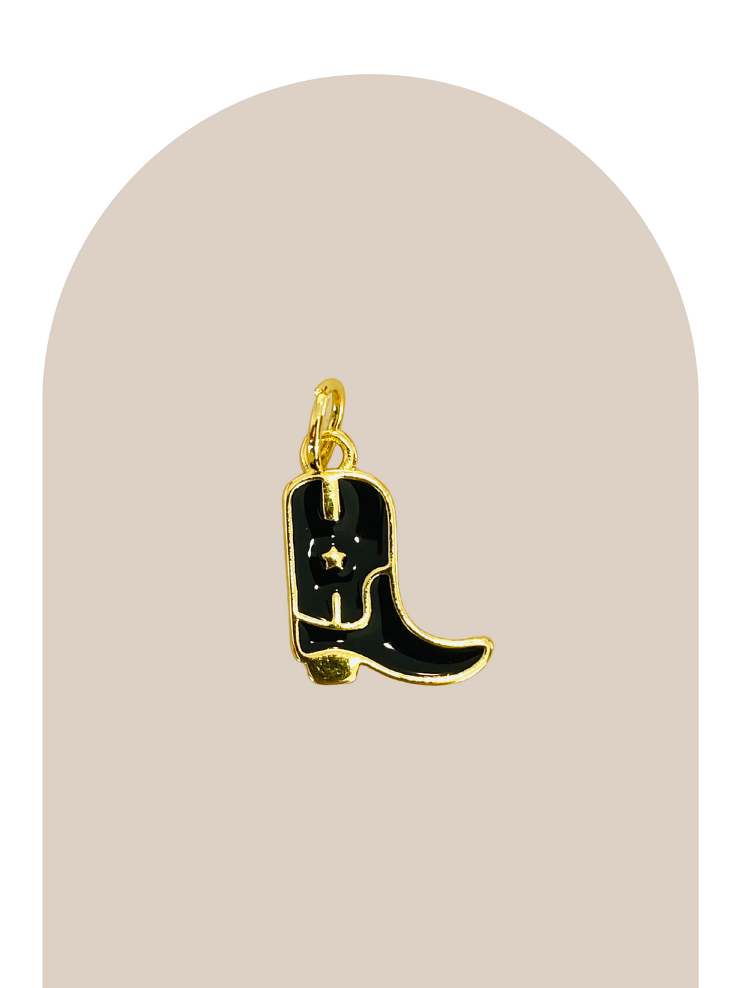 Gold Plated Cowboy Charm