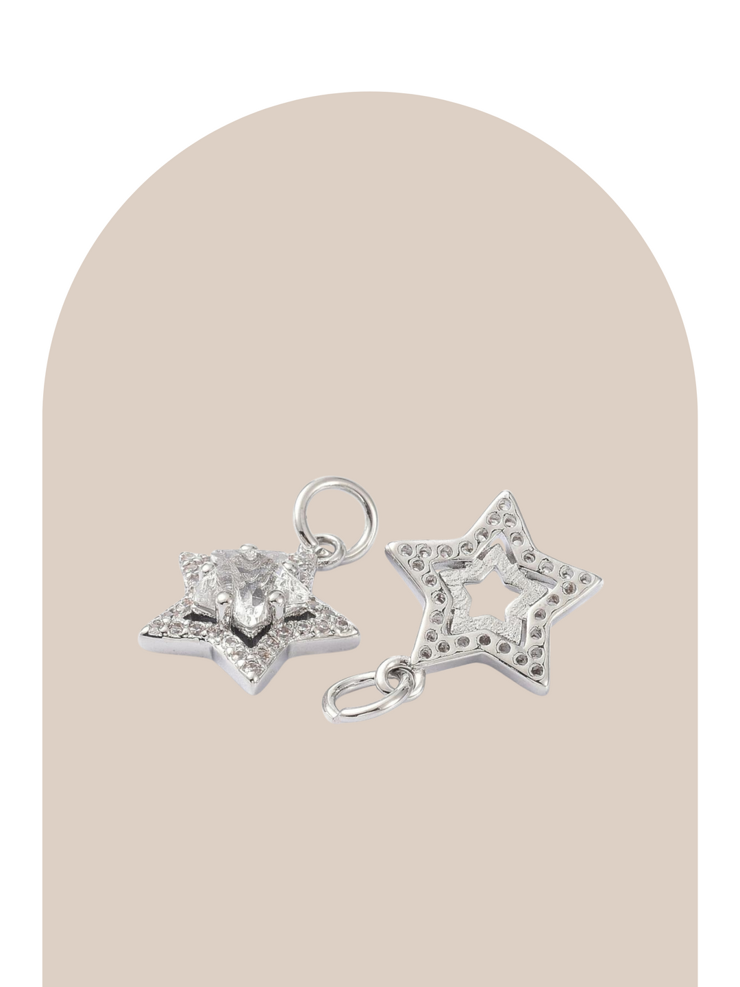 Star & Rhinestones Charm