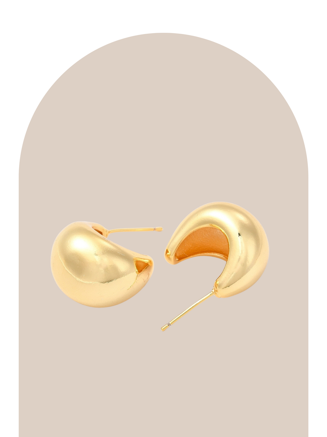 Chunky Moon Earrings