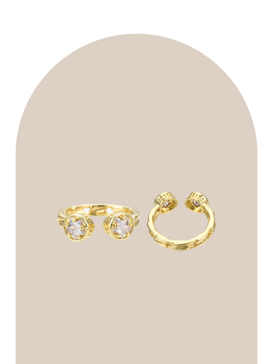 Gold Plated Star Ring