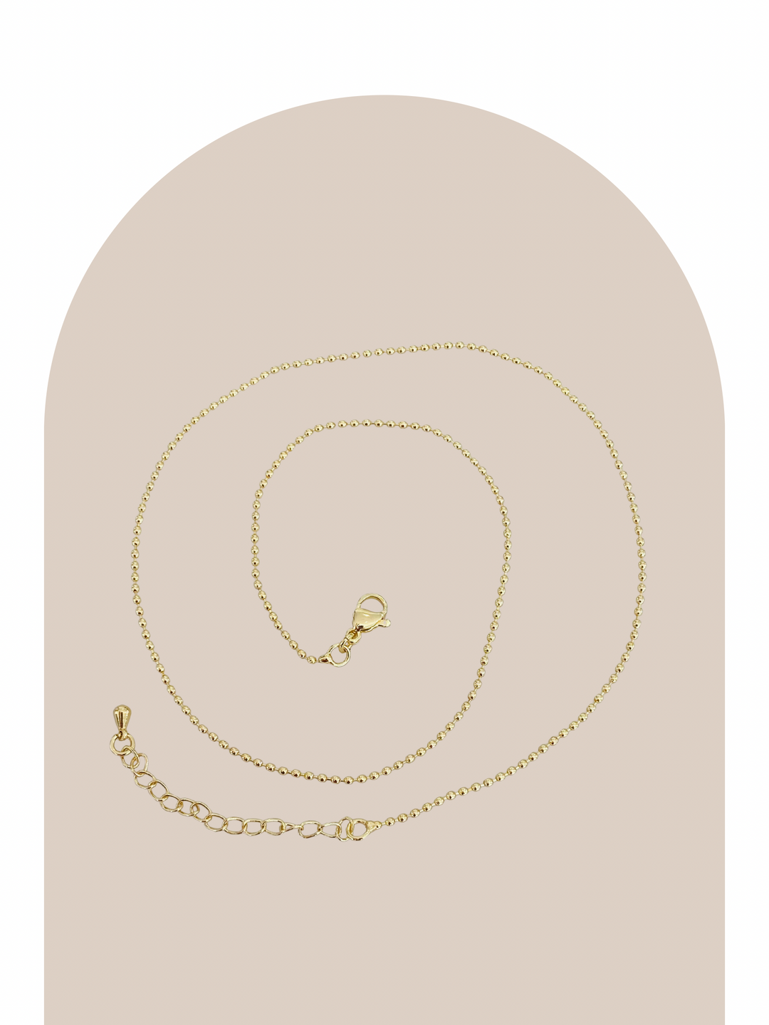 Gold Plated Mini Ball Necklaces