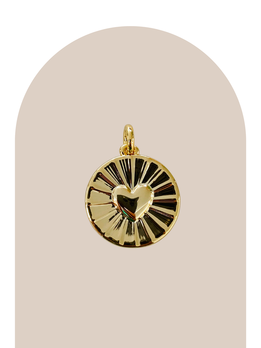 Radiant Heart Charm