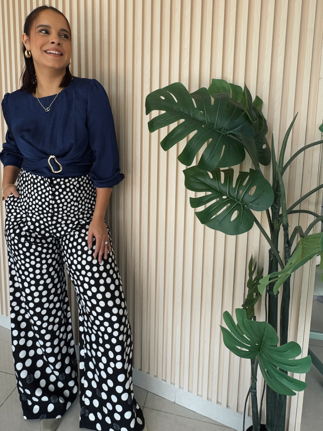 Black & White Polka Dots Pant