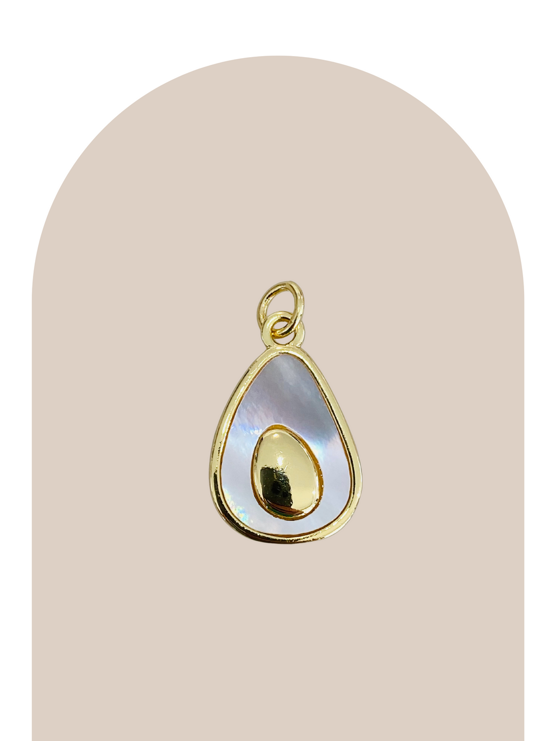 Gold Plated Avocado Charm