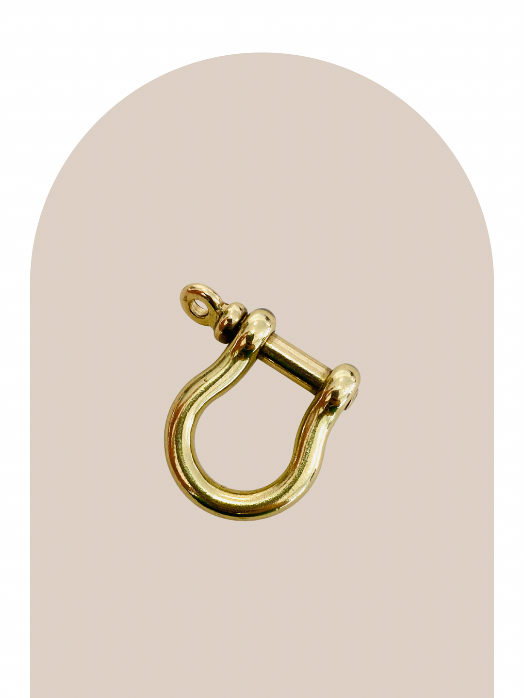 Gold Plated D-Ring Anchor Charm