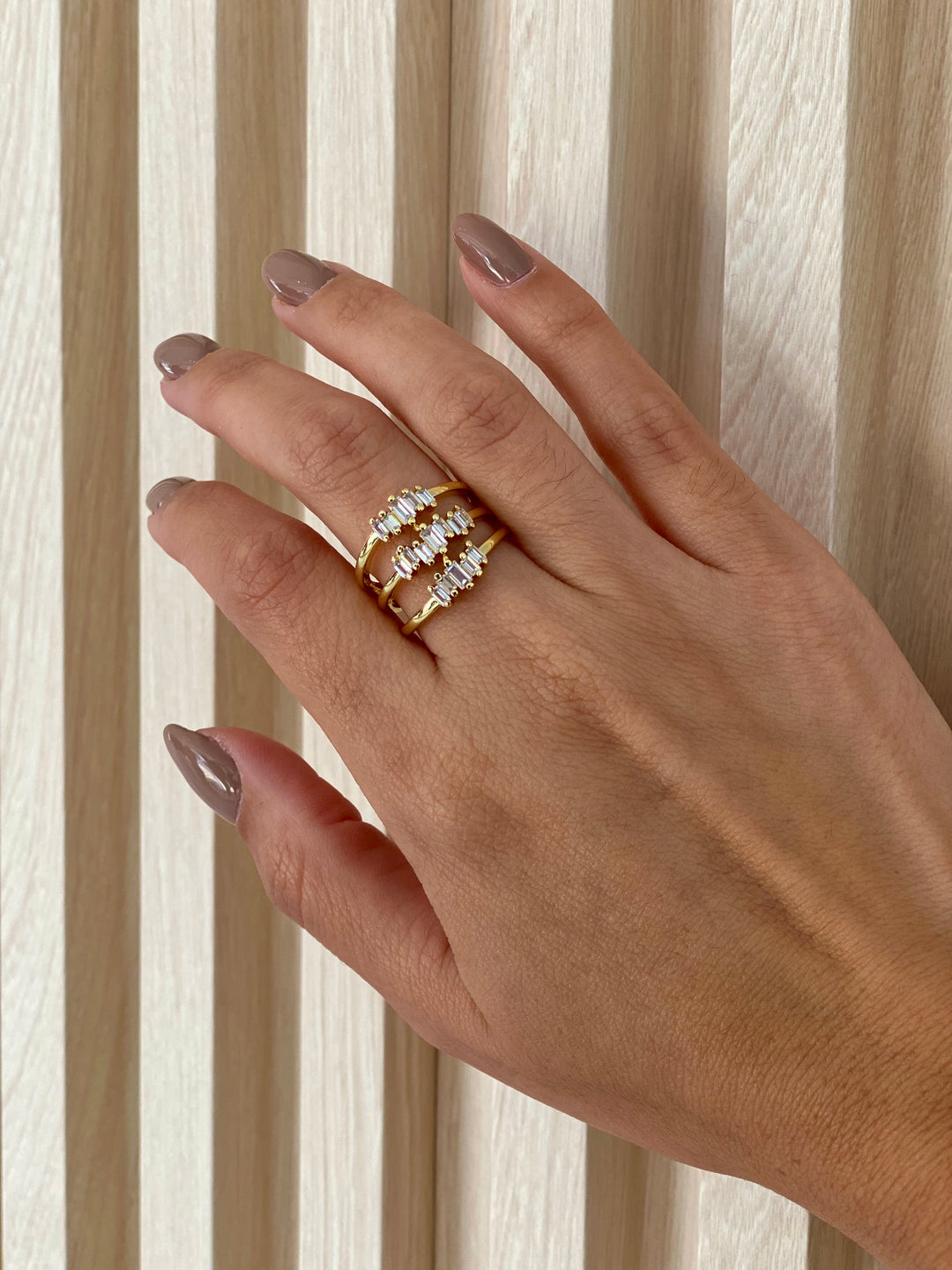 Gold Plated Elegant Shiny Ring