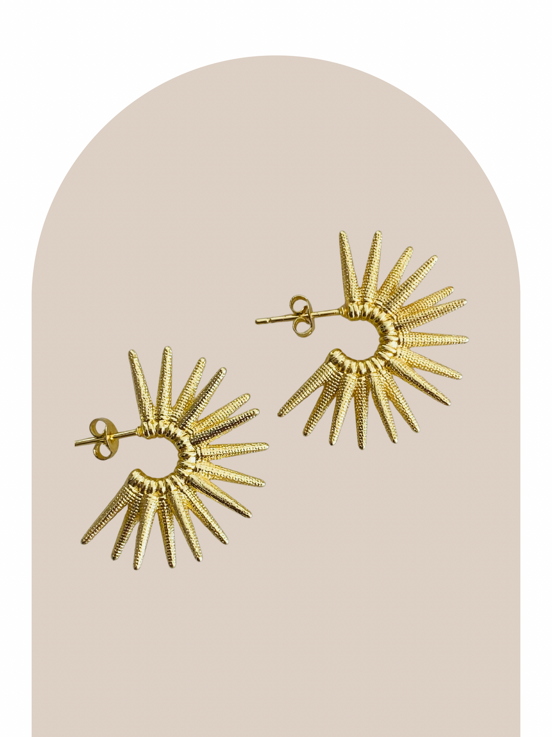 Gold Plated Sunny Earrings