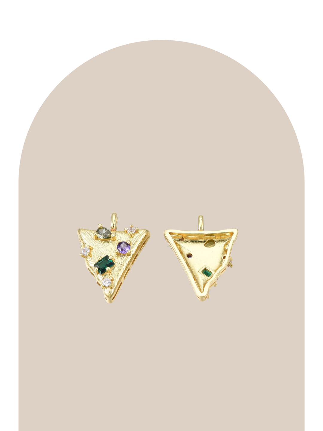Gold Plated Triangle Charm