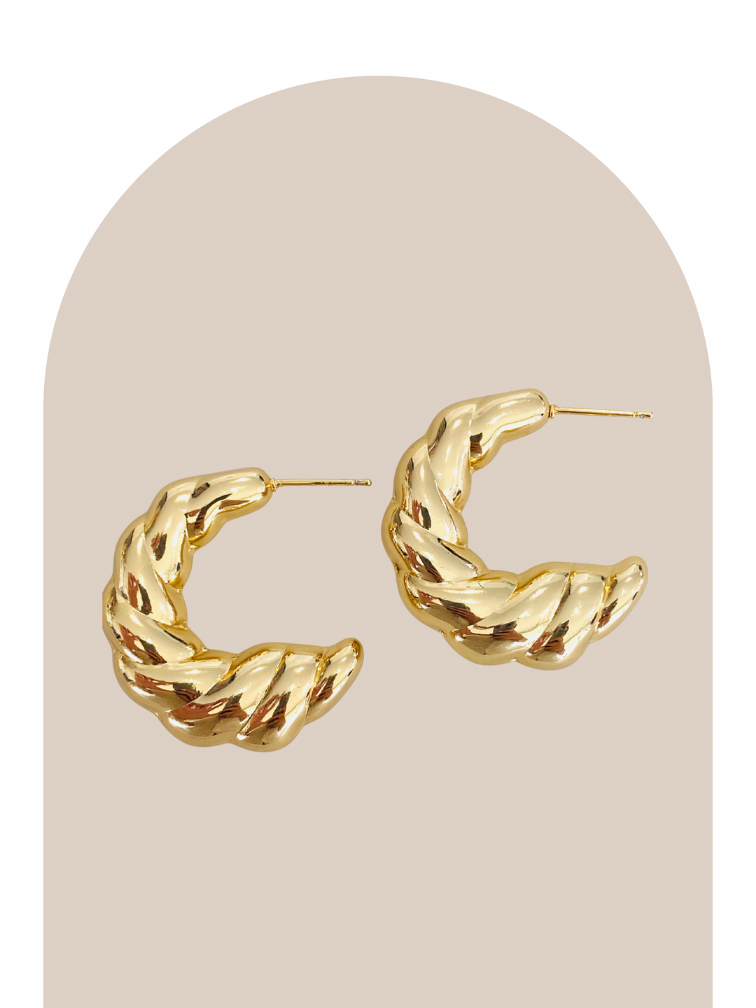 Twist Hoops Earrings