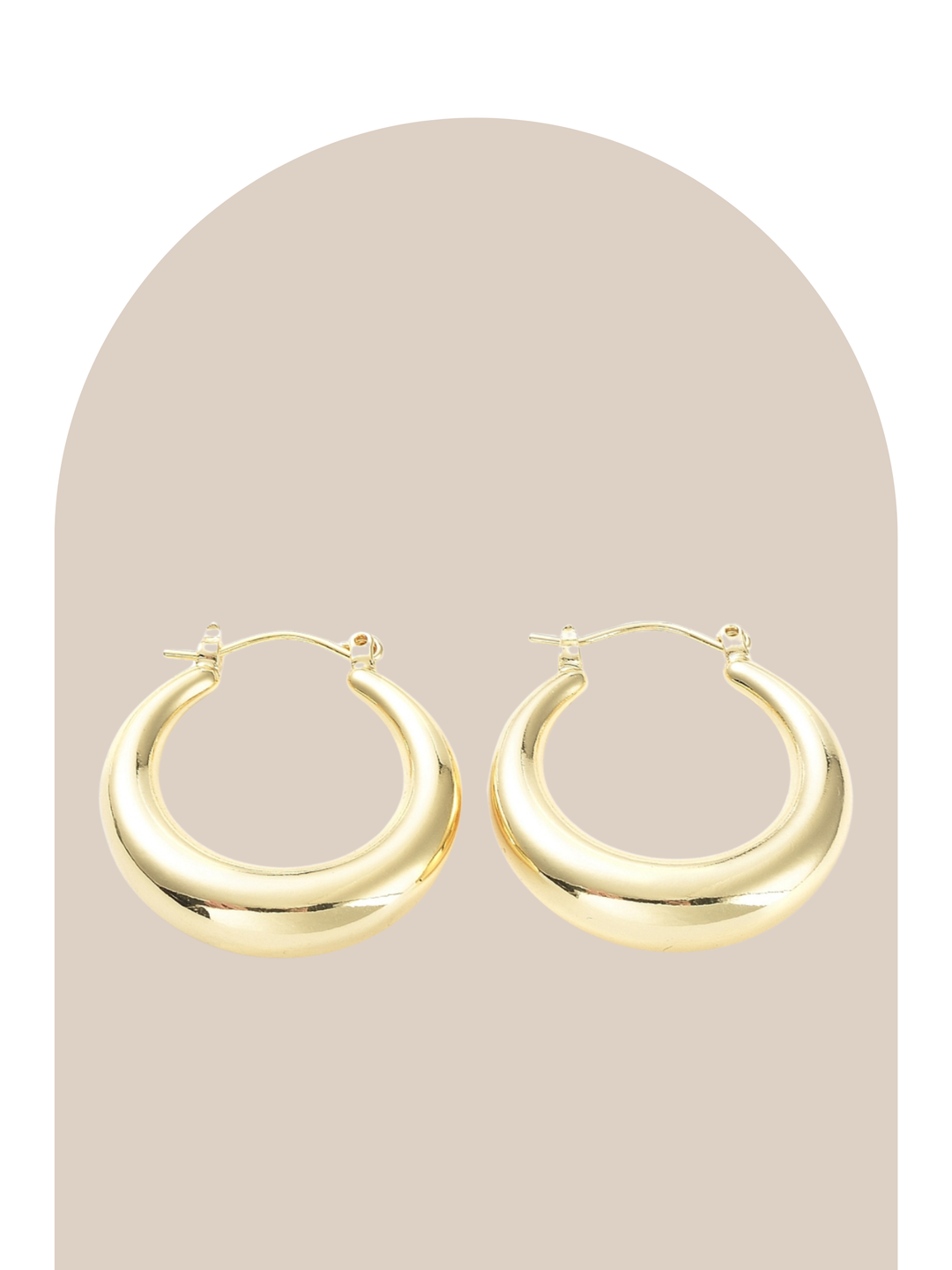 Gold Plated Marta Hoops
