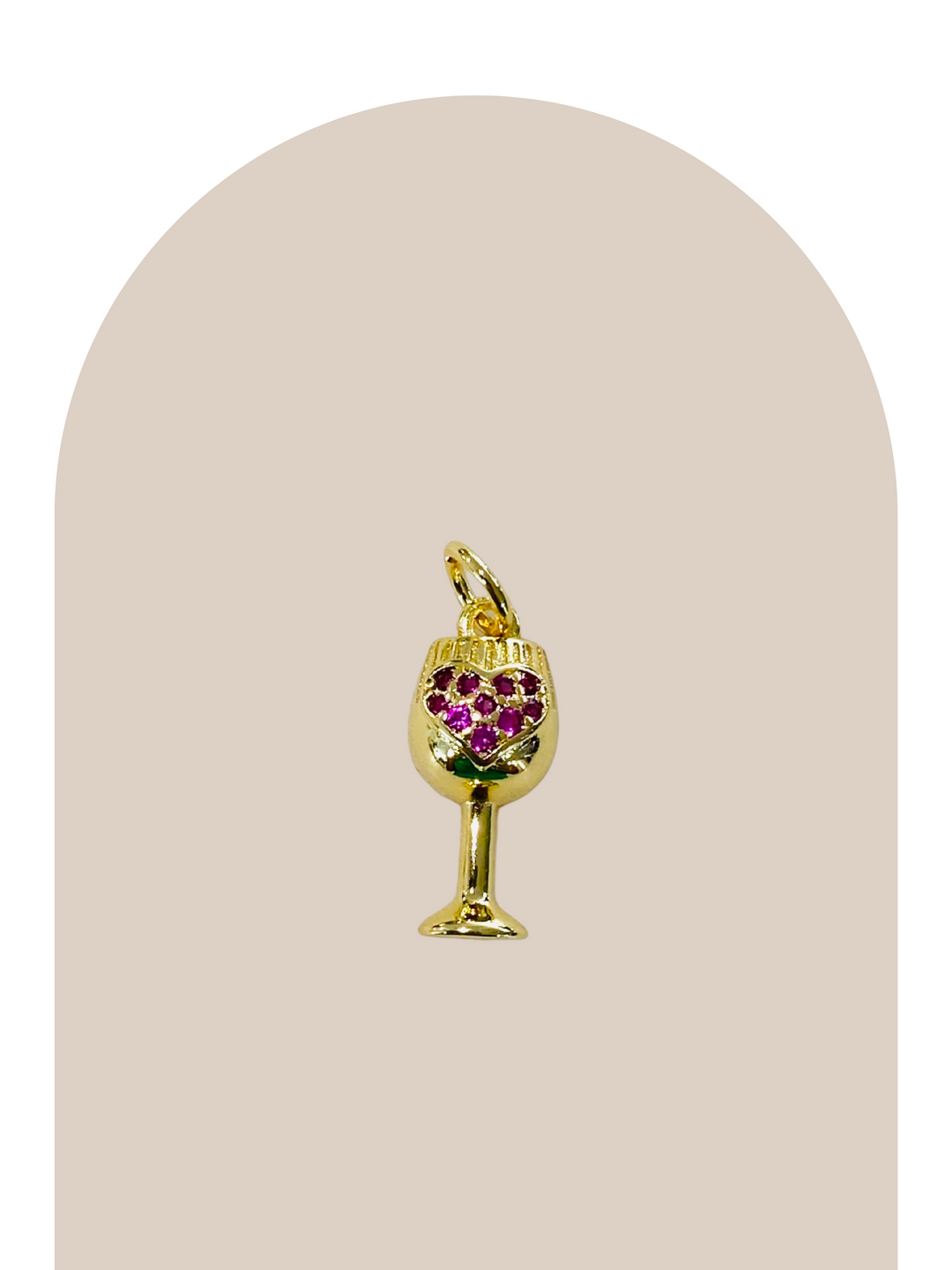 Wine Gold Glass