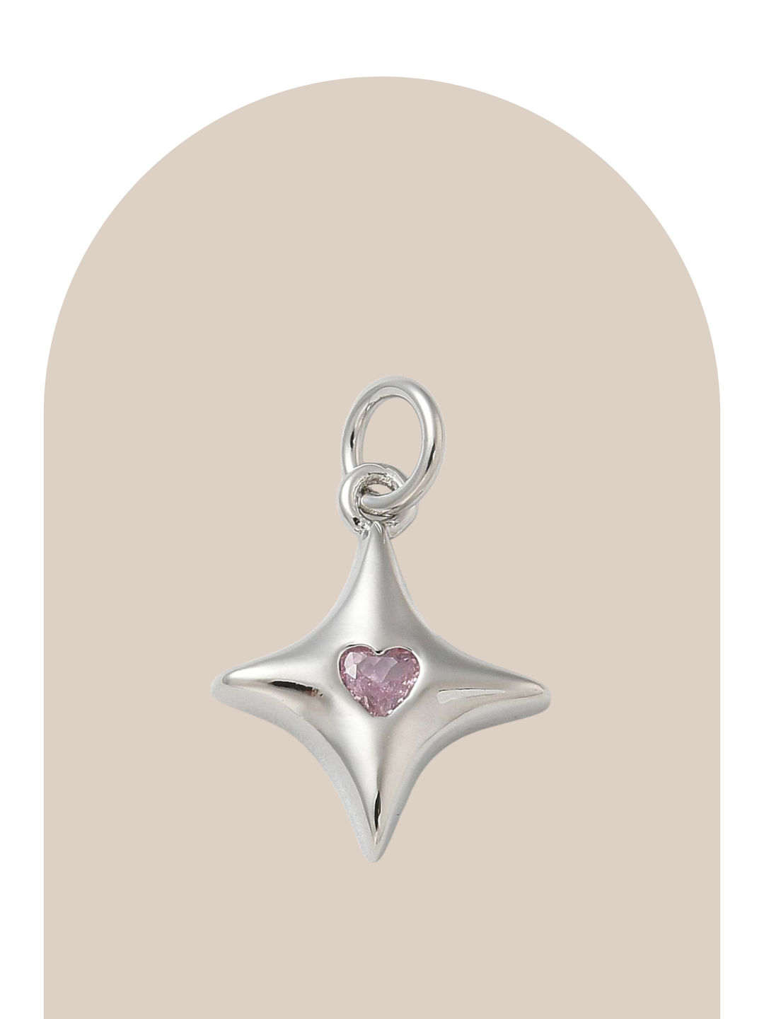 Silver Stardust Charm