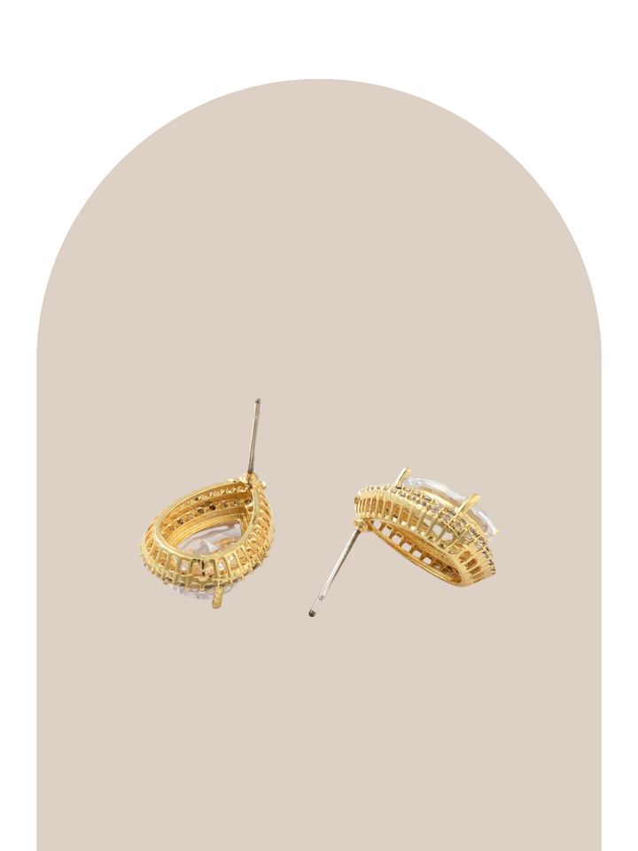 Gold Plated Crystal Studs