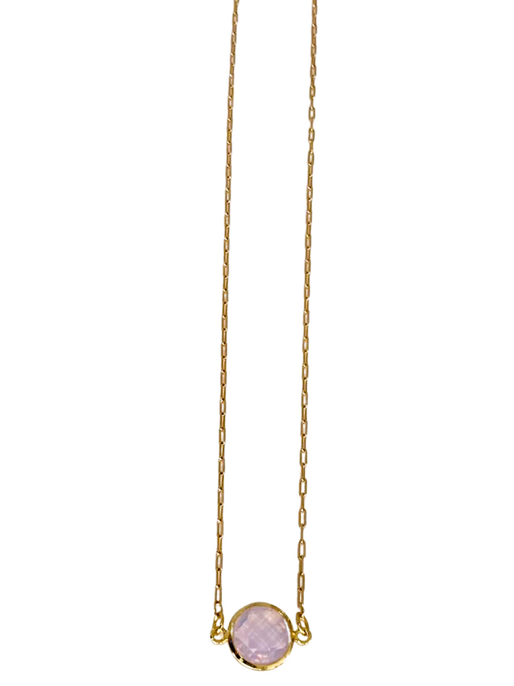 Gold Filled Glass Necklace