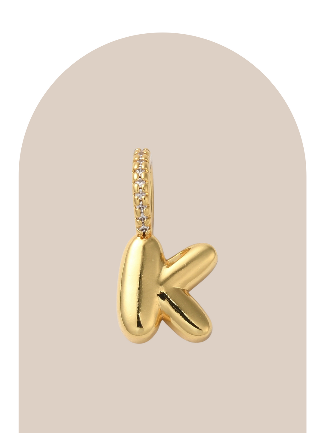 Gold Plated Initial Charm