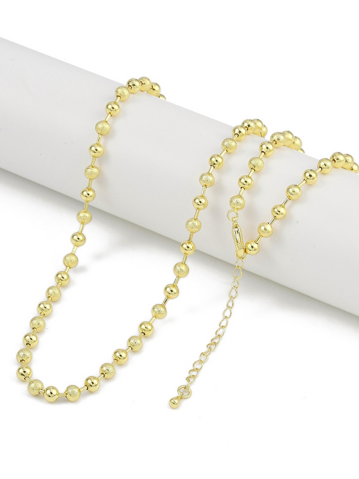 18K Gold Plated Mini Balls Necklace