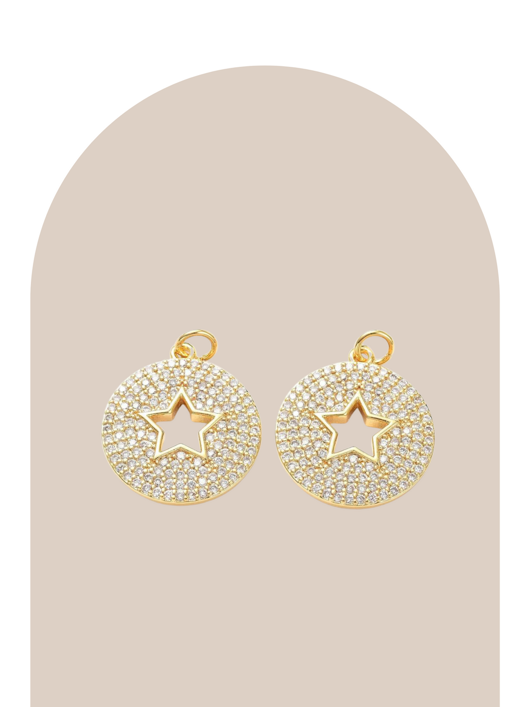 Rhinestone Star Charm