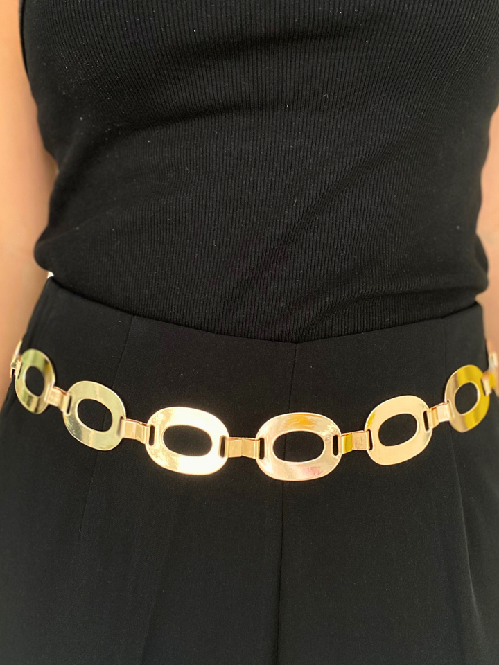 Hoops Chain Belt