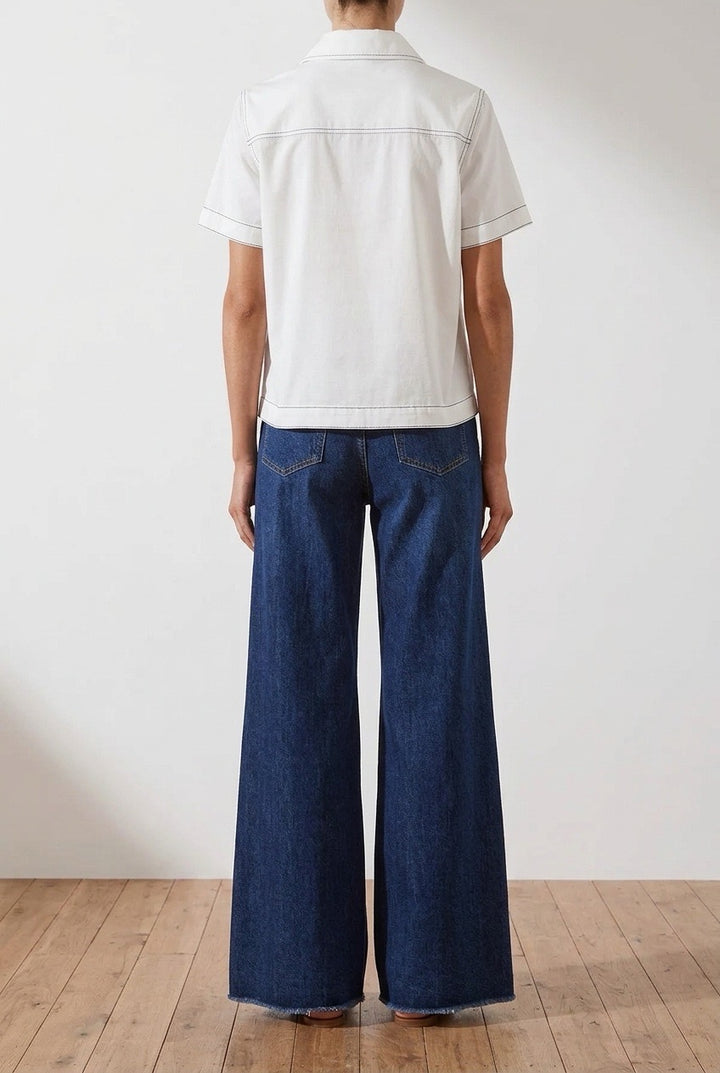 Italy Dark Wide Denim