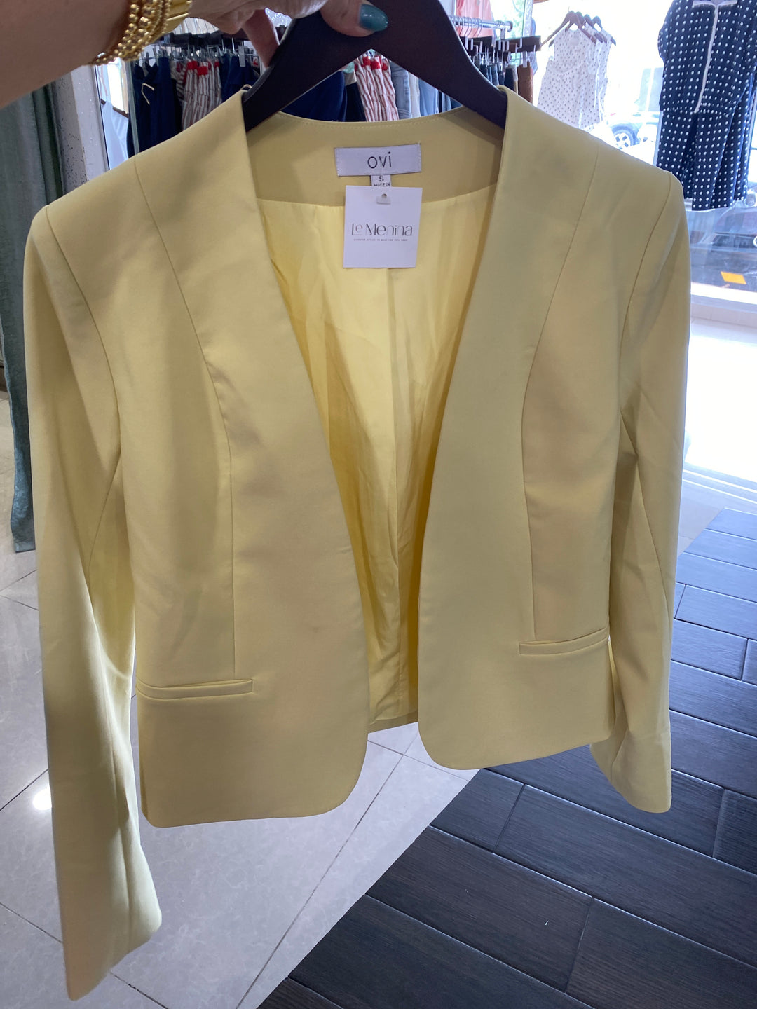 Butter Yellow Blazer