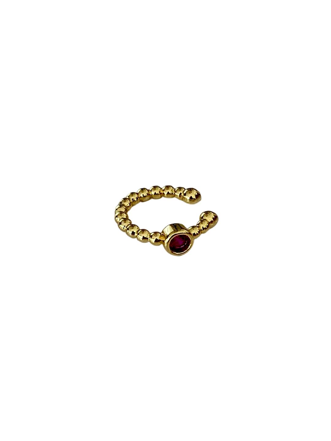 18K Gold Plated Mini Beads Ear Cuff