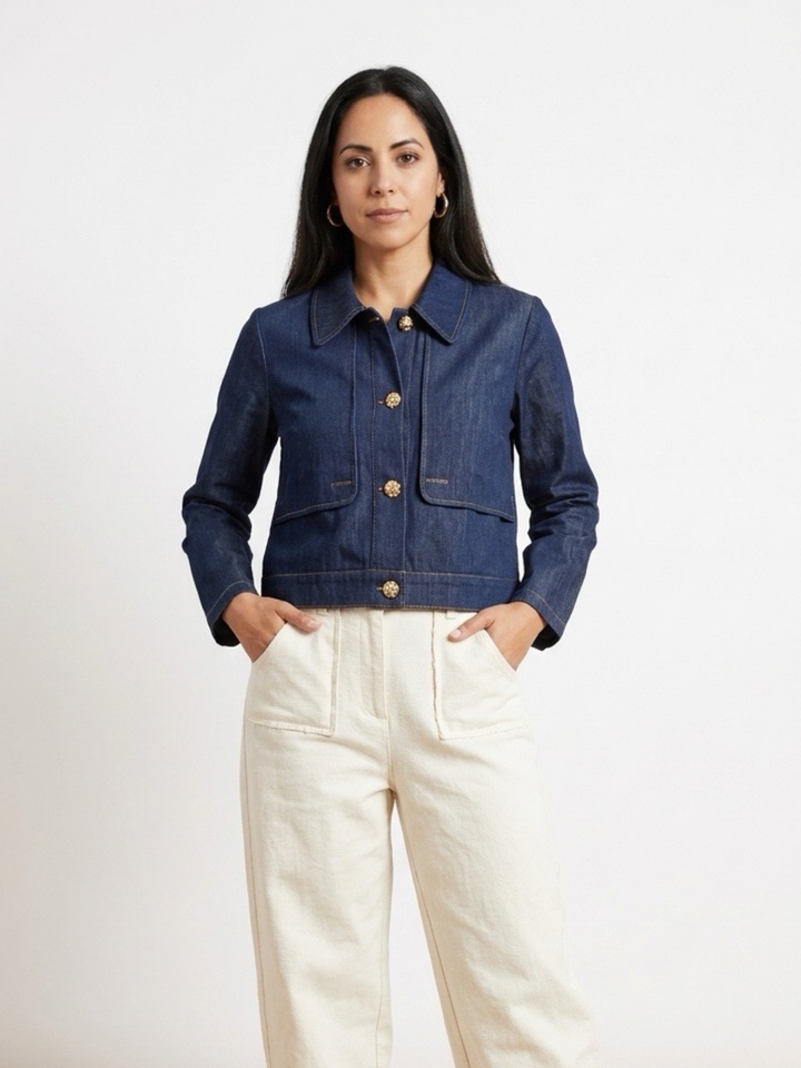 Denim Dark Blue Jacket
