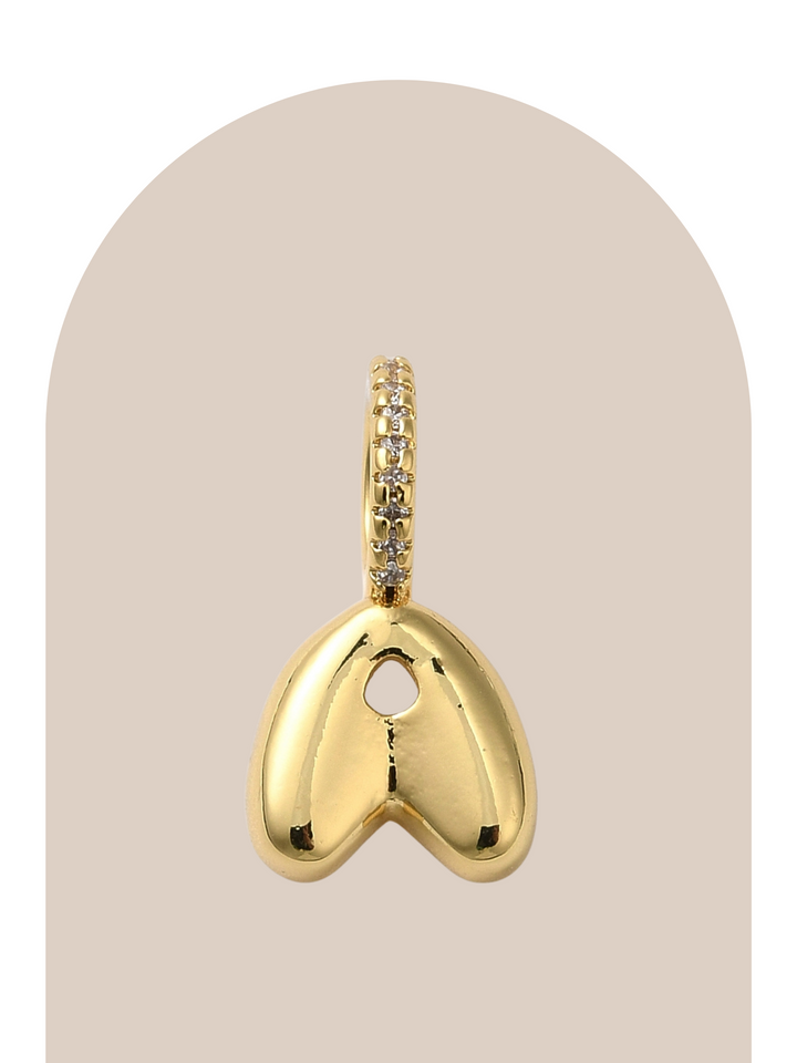 Gold Plated Initial Charm