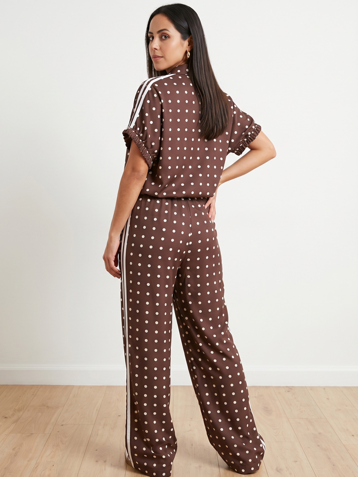 Italy Chocolate Polka Dots Travel Set
