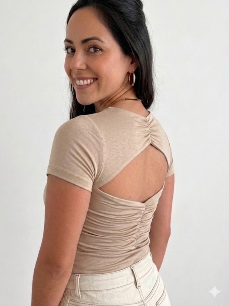 Kira Back Cut Out Bodysuit