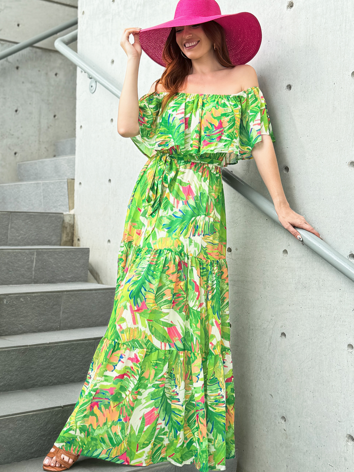 Tropical Maxi Dress