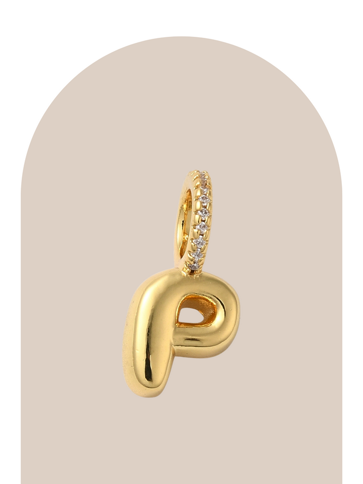 Gold Plated Initial Charm