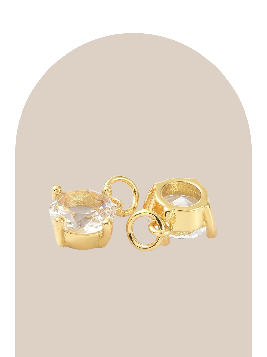 Circle Crystal Charm