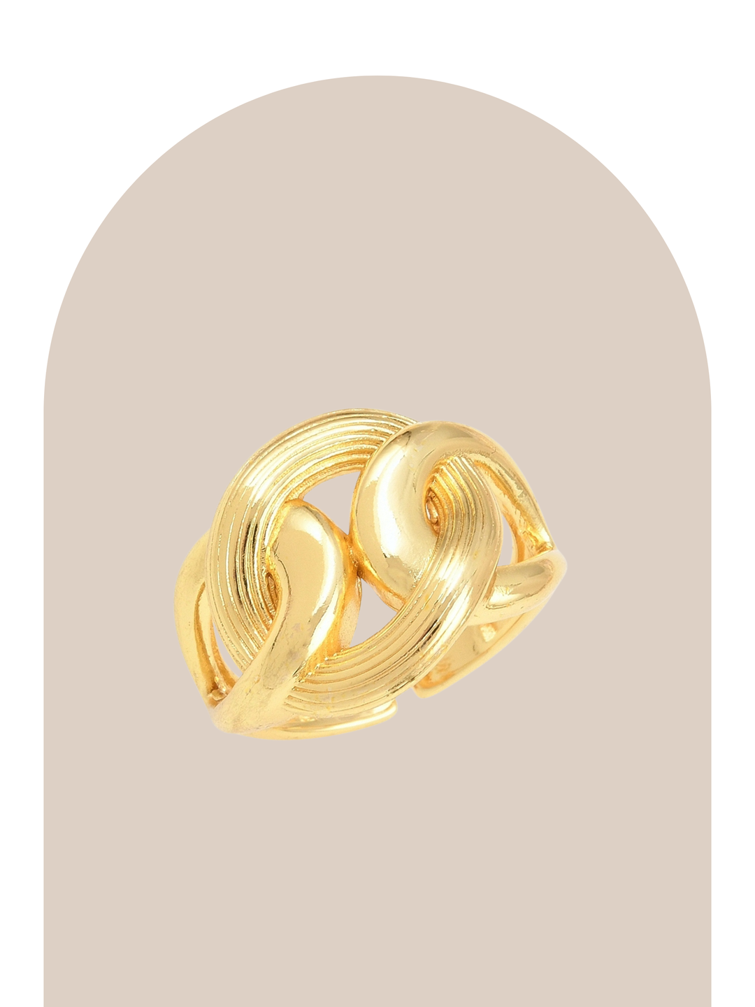 Gold Plated Mariela Ajustable Ring