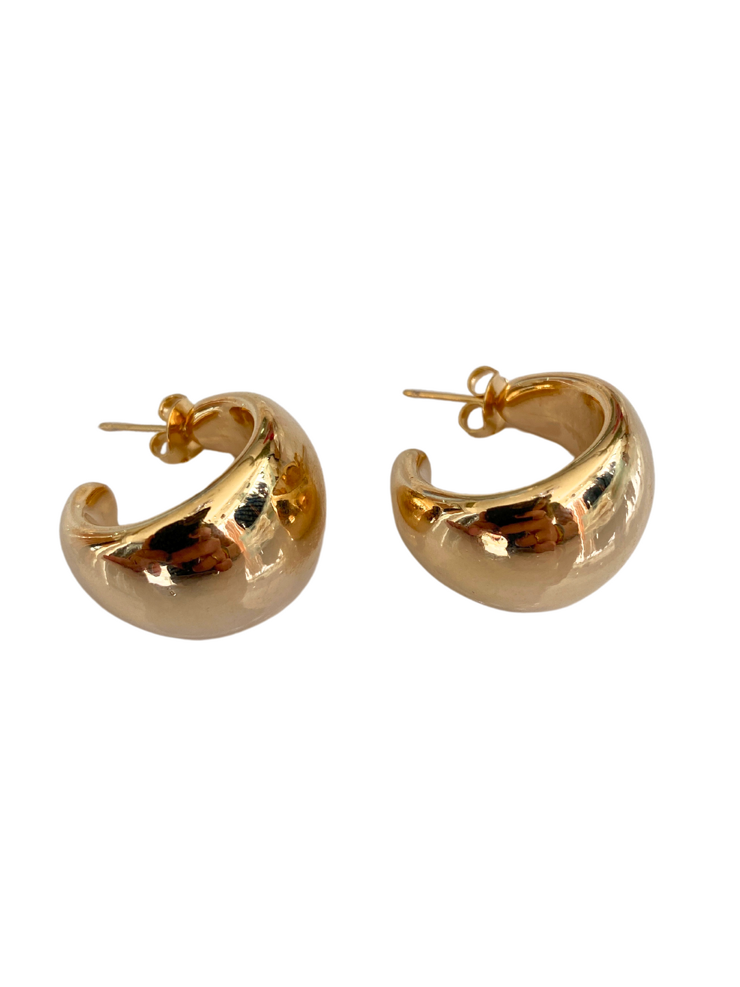 18K Gold Filled Chunky Ivanna Earrings