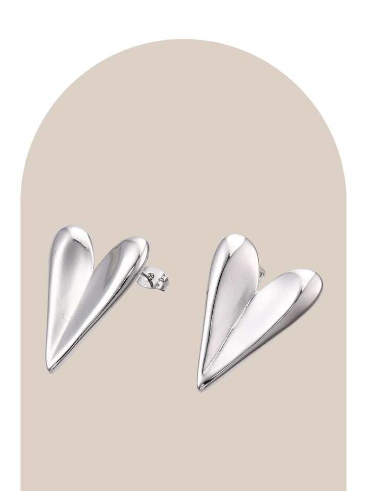 Gold Plated Amor Earrings