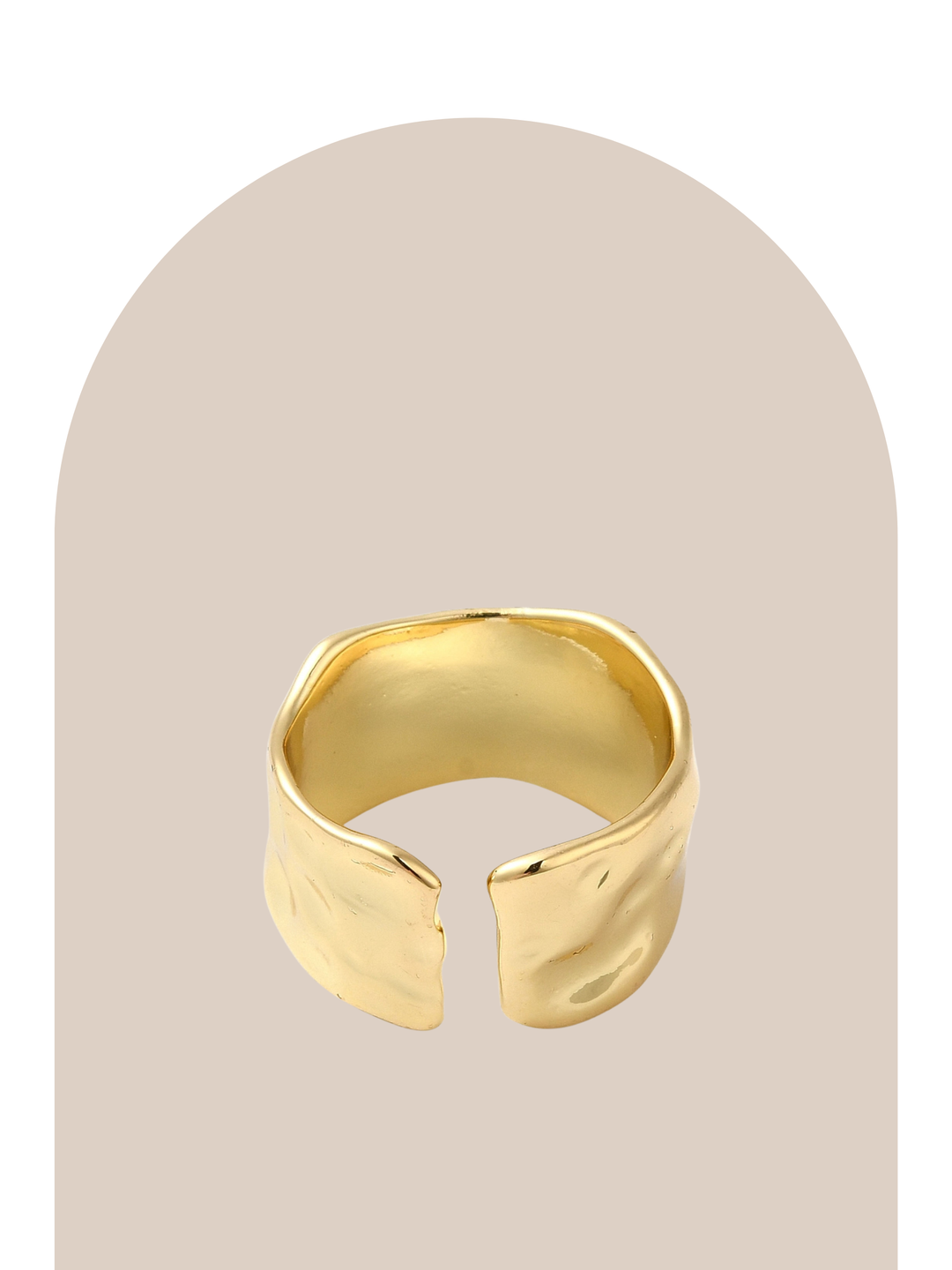 Gold Plated Basic Ring