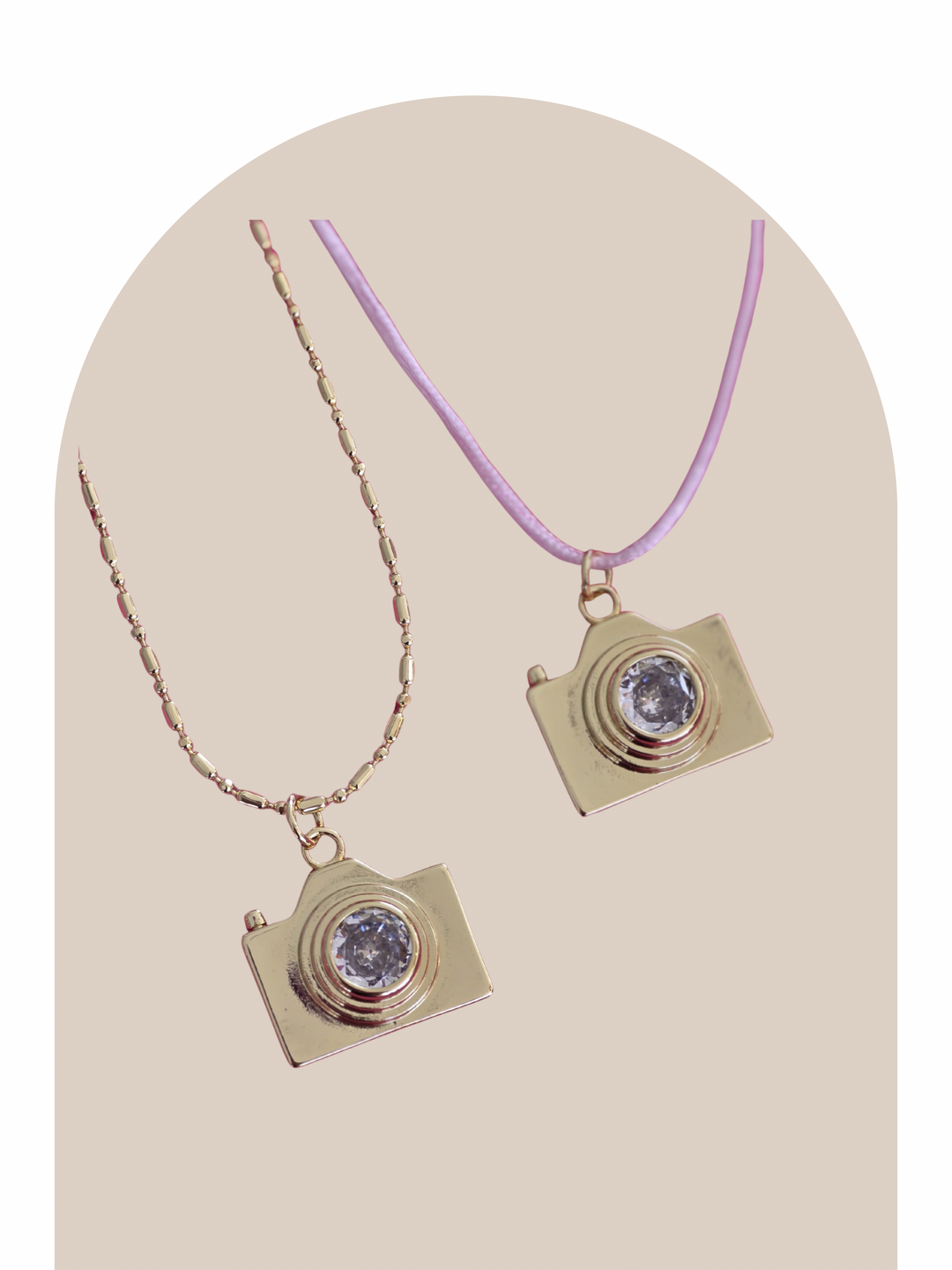 Gold Plated Camara Charm