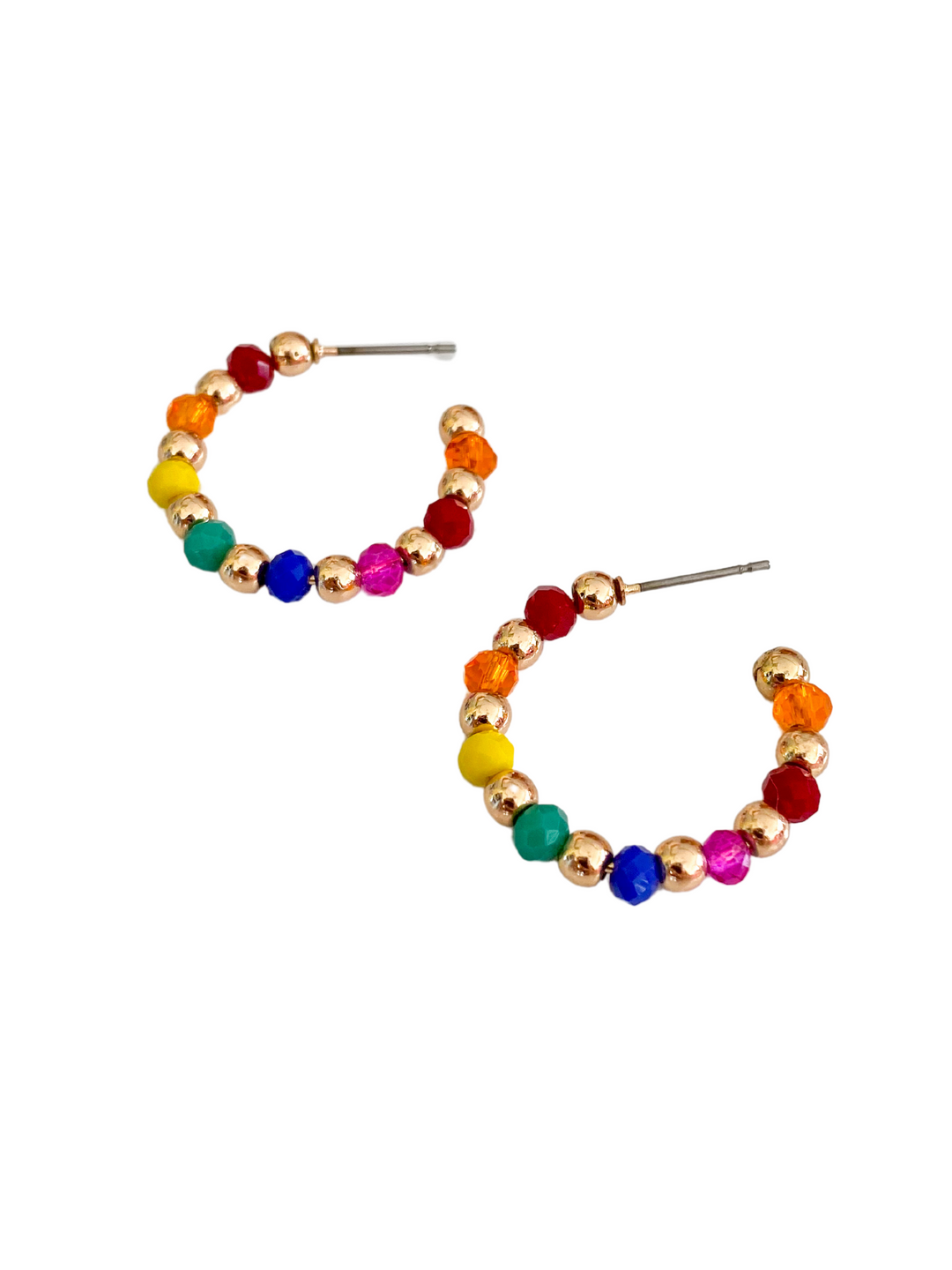Hoops Multi Beads Earrings