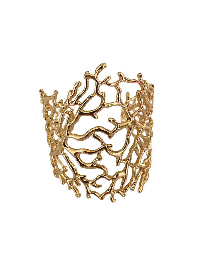 Gold Coral Cuff