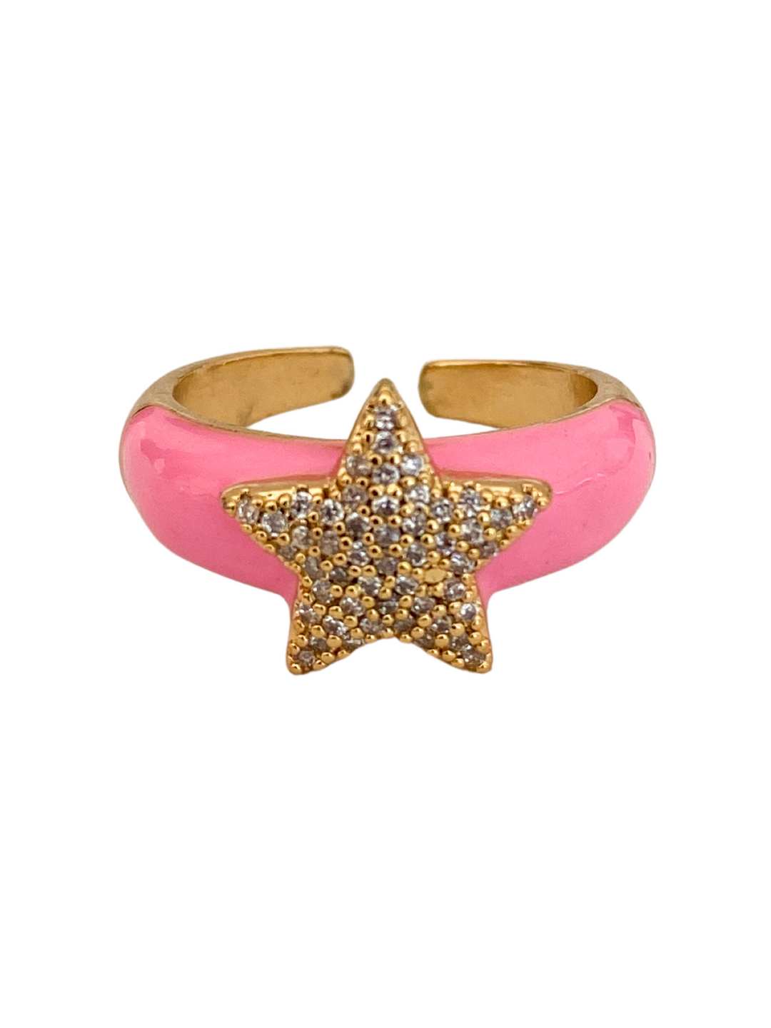 16K Gold Plated Star Ring