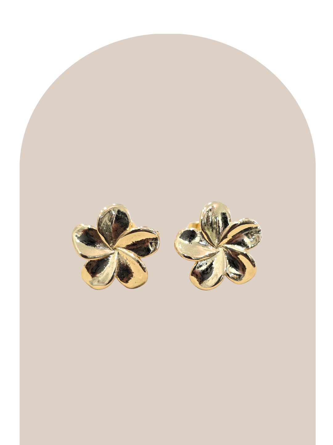 Flower Gold Stud