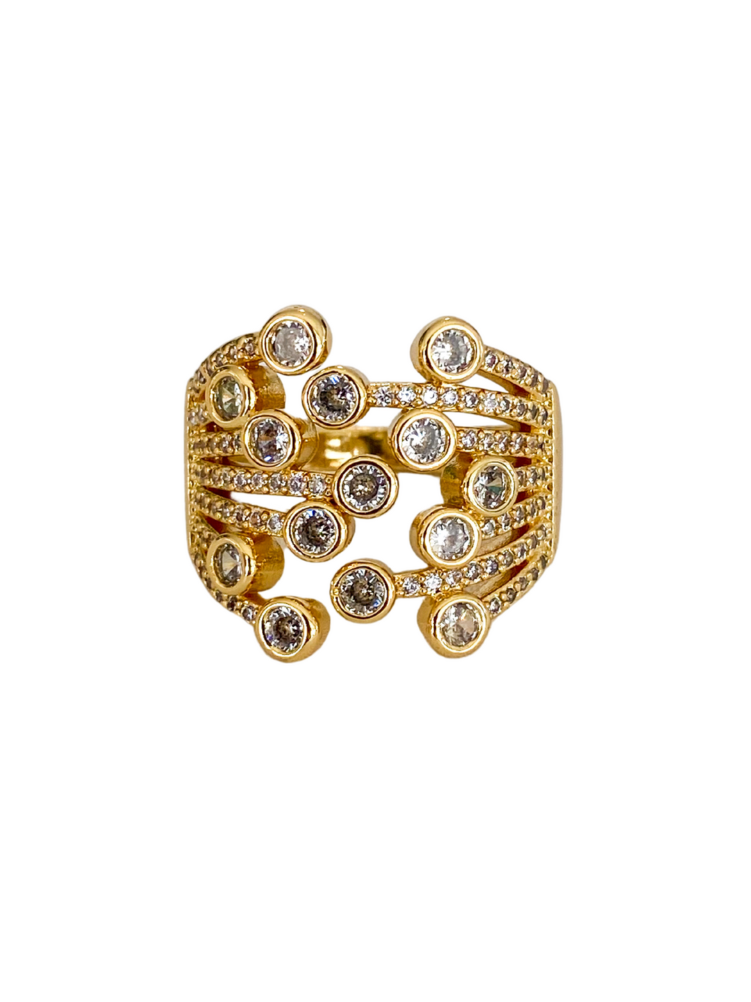 18K Gold Plated Ariadna Ring