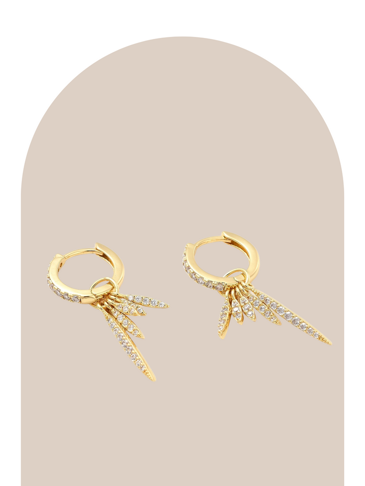 Gold Plated Mara Earrings