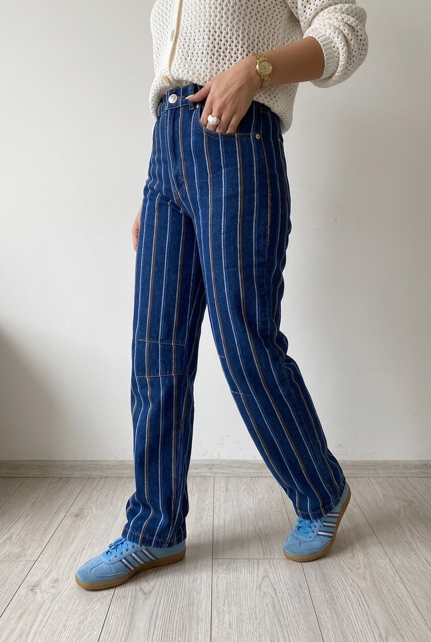 Italy Stripe Denim