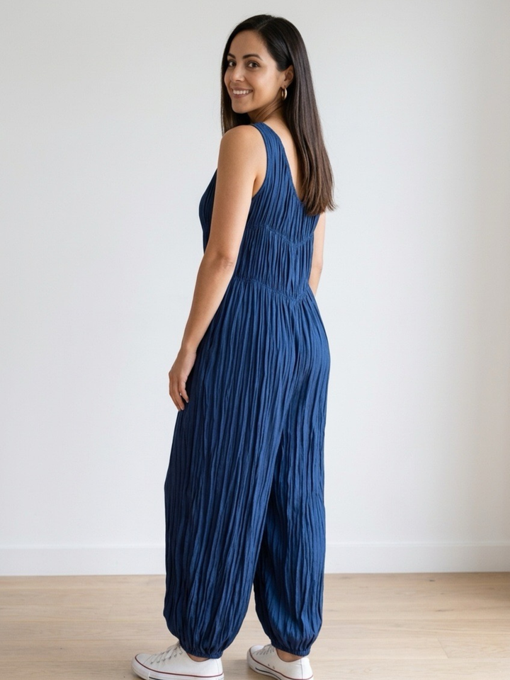 Navy Blue Jumpsuit