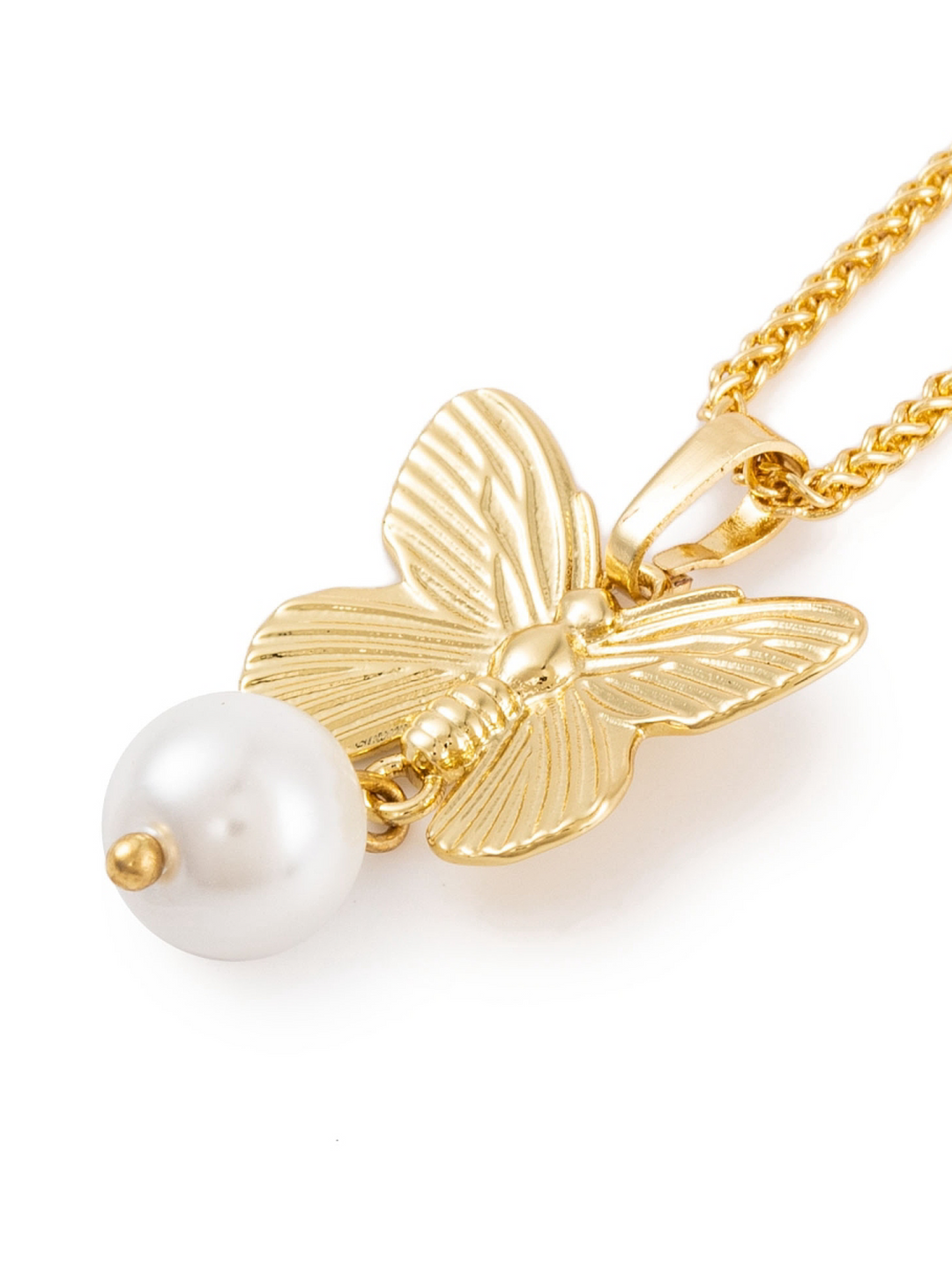 18K Gold Plated Butterfly Necklace